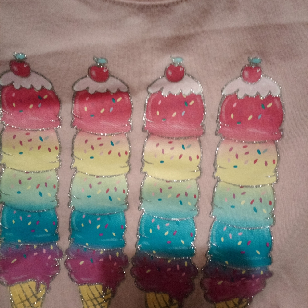 4T garanimals girls Tshirt ice cream